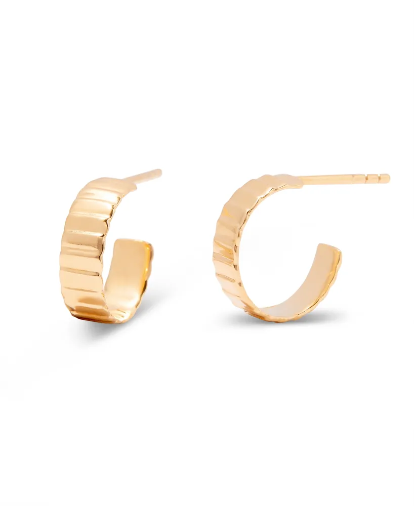 brook & york Natalie "14k Gold" Vermeil Hoops