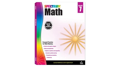 Spectrum Math Workbook, Grade 7 by Spectrum Compiler