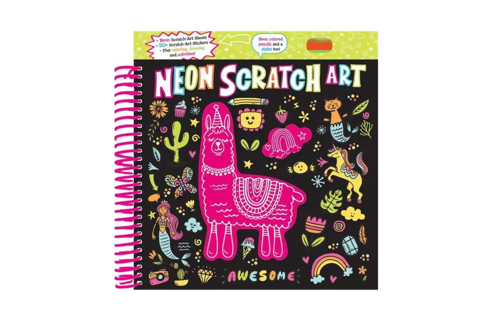 Neon Scratch Art by Editors of Silver Dolphin Books