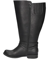 Easy Street Women's Bay Plus Athletic Shafted Extra Wide Calf Tall Boots