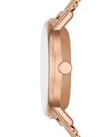 Skagen Women's Kuppel Lille Quartz Three Hand Rose Gold-Tone Stainless Steel Watch, 32mm