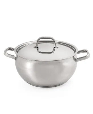 BergHOFF Belly 18/10 Stainless Steel 5.5 Quart Stockpot with Lid