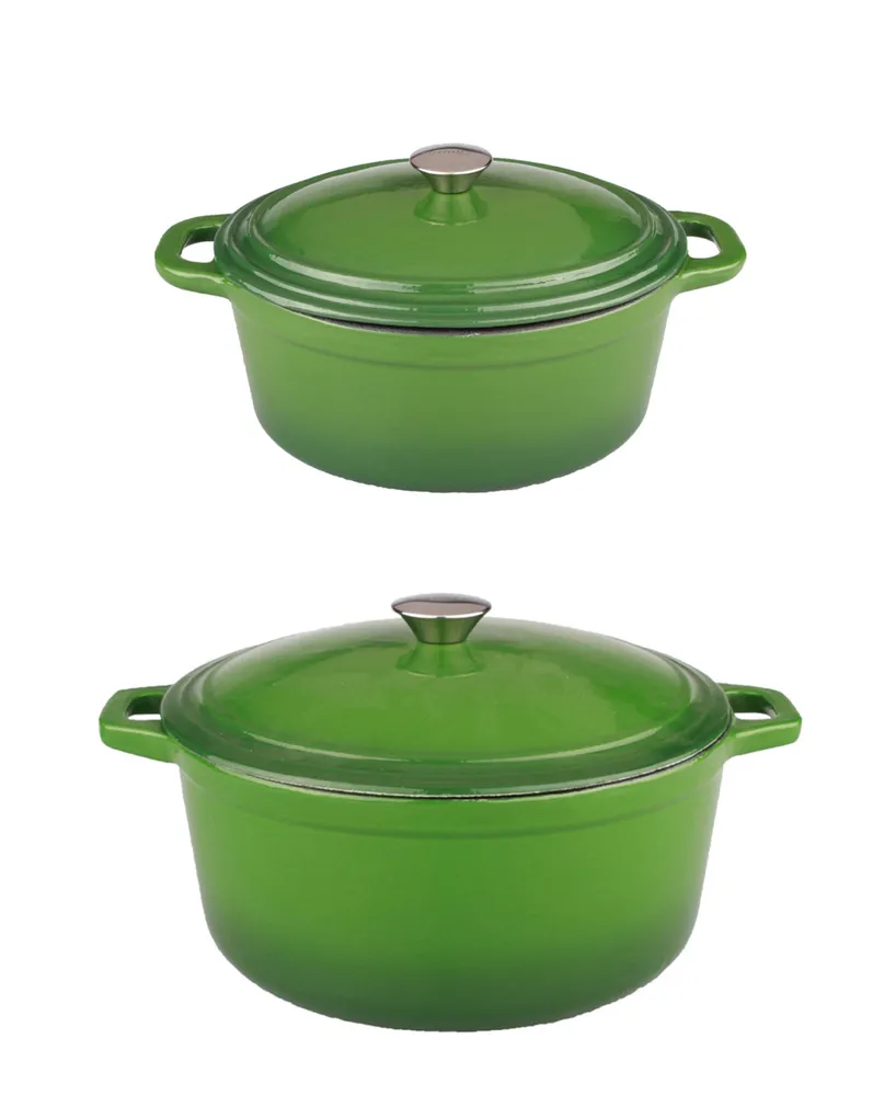 BergHOFF Neo 4pc Cast Iron Cookware Set, 5qt. & 8qt.