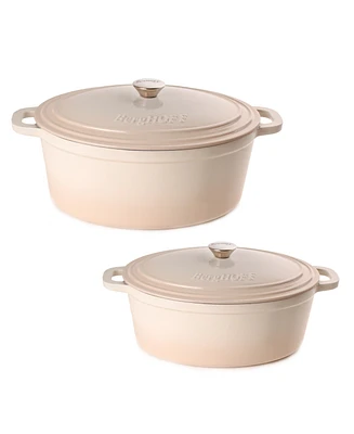 BergHOFF Neo 4pc Cast Iron Cookware Set, 5qt. & 8qt.