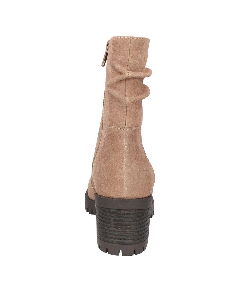 Bella Vita Women's Hattie Block Heel Zipper Booties