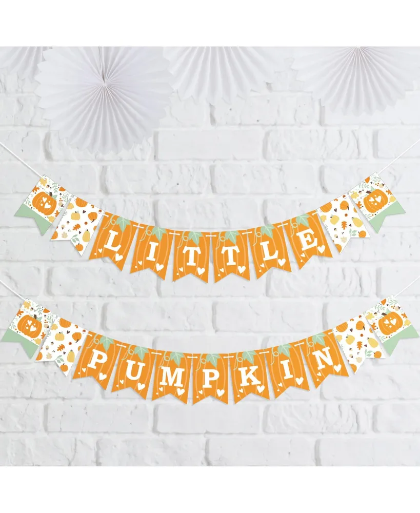 Big Dot Of Happiness Little Pumpkin - Fall Birthday Party Or Baby