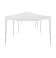 vidaXL Party Tent 9.8'x29.5' Pe White