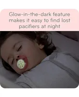 Nuk Baby Airflow Glow-in-The-Dark Pacifiers, Baby Boys, 0-6 Months, 2 Pack