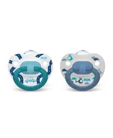 Nuk Orthodontic Pacifiers, 18-36 Months, Blue, 2 Pack