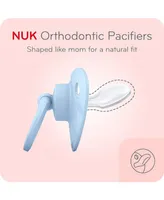 Nuk Orthodontic Pacifiers, 6-18 Months, Pink, 4 Pack