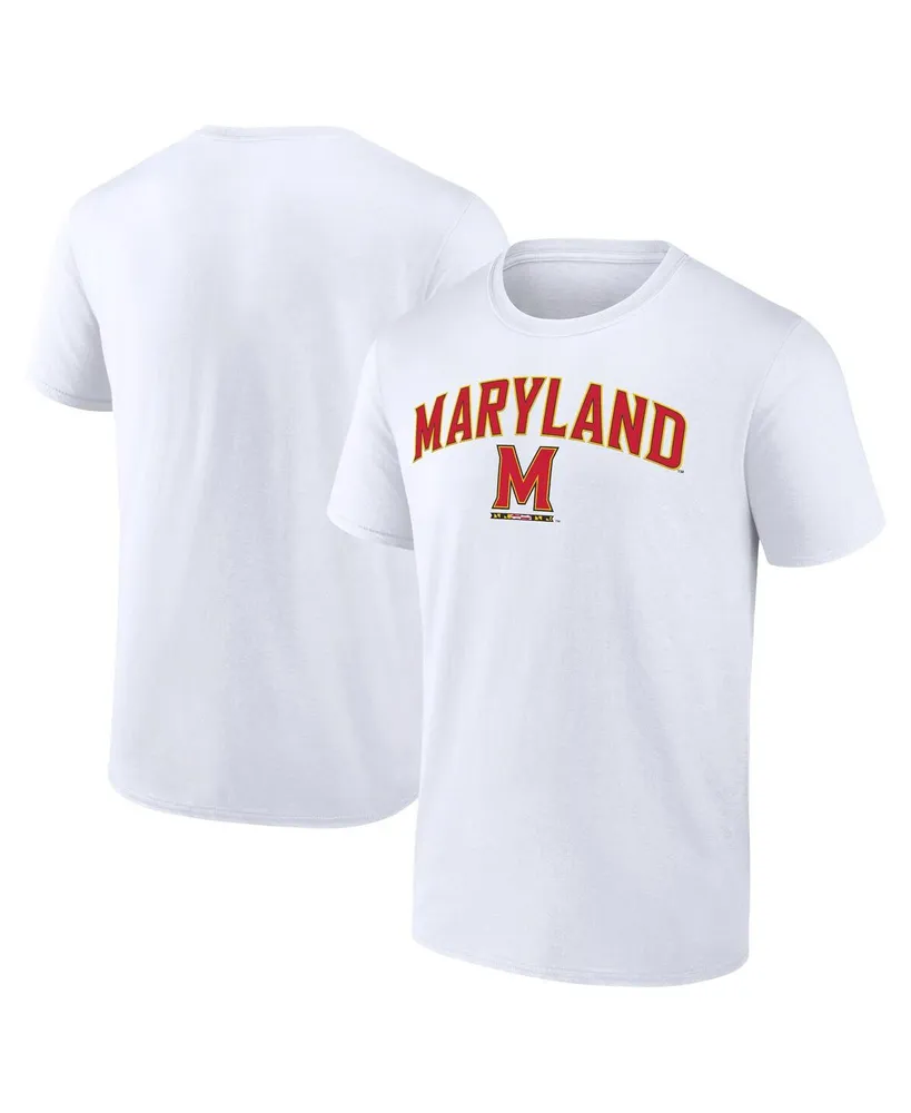 Men's Fanatics White Maryland Terrapins Campus T-shirt