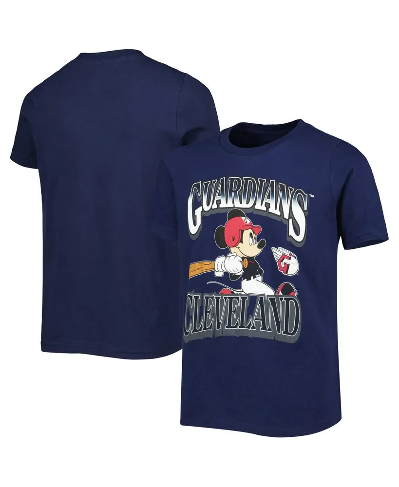 Big Boys Navy Cleveland Guardians Disney Game Day T-shirt