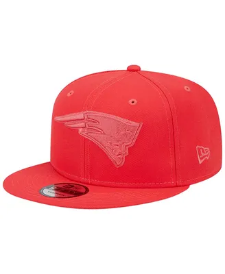 Men's New Era Red New England Patriots Color Pack Brights 9FIFTY Snapback Hat