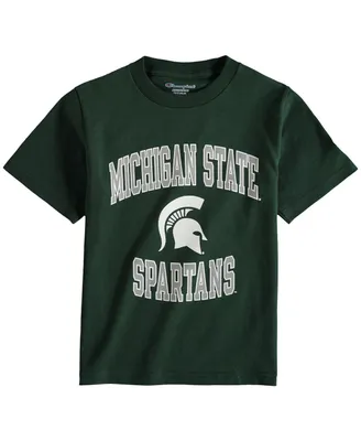 Big Boys Champion Green Michigan State Spartans Circling Team Jersey T-shirt