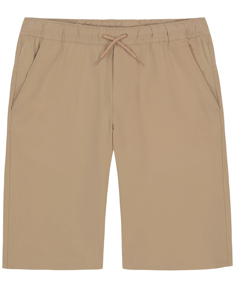 Nautica Big Boys Uniform Lowell Stretch Moisture-Wicking Jogger Shorts