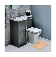 Non-Slip, Ultra Soft Plush, Memory Foam Bath Rug - Contour 24"x20"