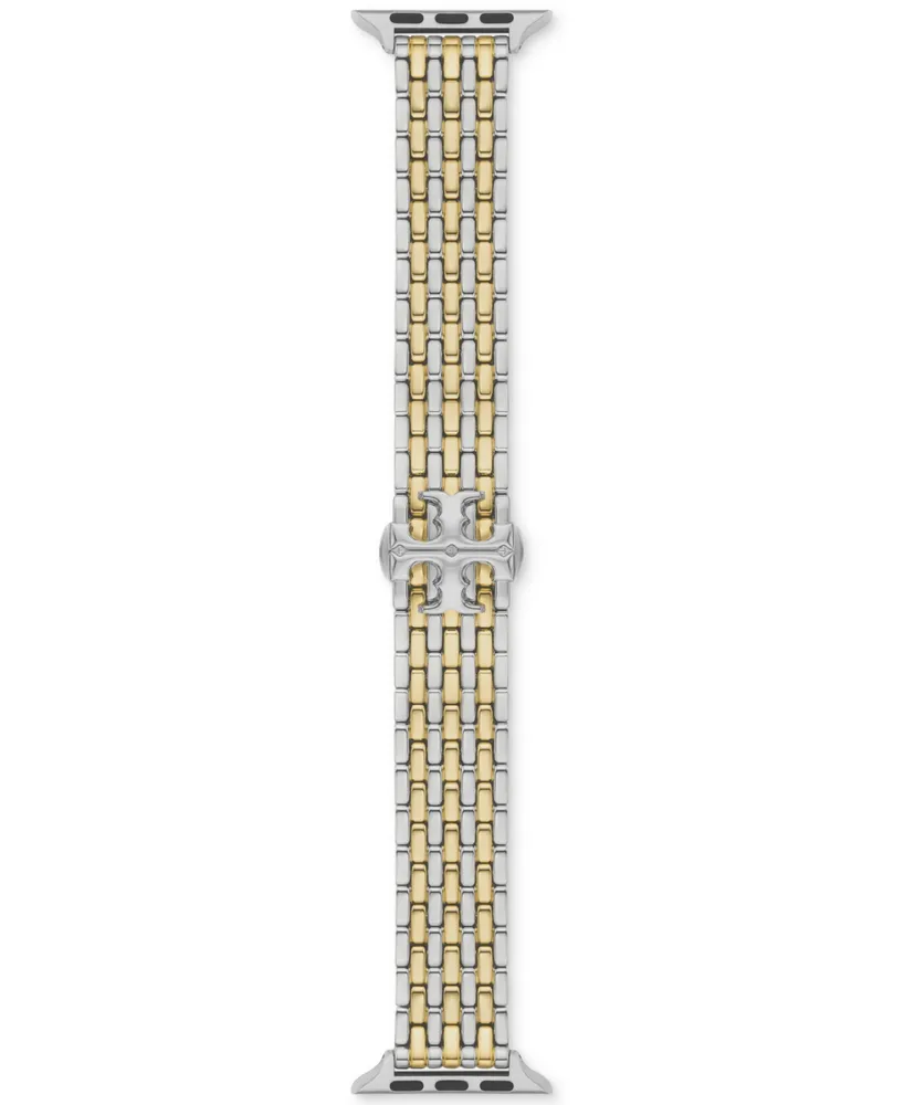 Tory Burch Two-Tone Stainless Steel Bracelet For Apple Watch 38mm-45mm