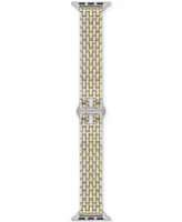 Tory Burch Two-Tone Stainless Steel Bracelet For Apple Watch 38mm-45mm