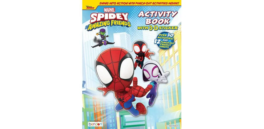 Spidey and His Amazing Friends Activity Book with 3D Sticker by Bendon