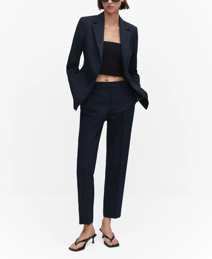 Mango Women's Fitted Suit Jacket