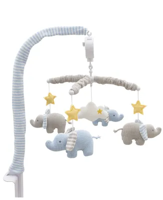 Living Textiles Baby Boys Knitted Musical Mobile