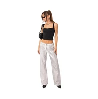 Women's Jolene Metallic Low Rise Jeans