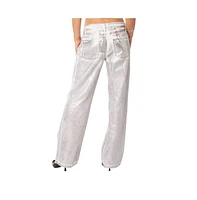 Women's Jolene Metallic Low Rise Jeans