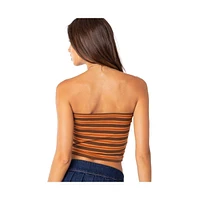 Women's Fia Tube Top - Orange-and