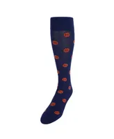 Trafalgar Men's Three Point Shot Basketball Novelty Mercerized Cotton Mid-Calf Socks