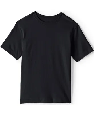 Lands' End Boys School Uniform Short Sleeve Essential T-shirt