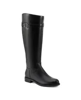 Easy Spirit Women's Aubrey Wide Calf Round Toe Casual Riding Boots