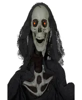 50" Led Lighted and Animated Winged Grim Reaper Halloween Decoration