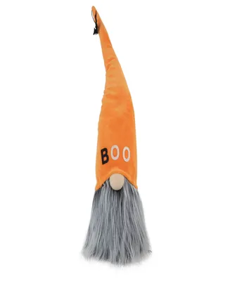 19.75" "Boo" Standing Halloween Gnome