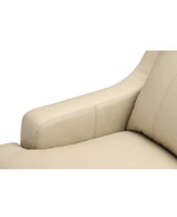 Collyn 59" Modern Leather Loveseat, Created for Macy's