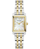 Bulova Women's Classic Sutton Two-Tone Stainless Steel Bracelet Watch 21mm - Two