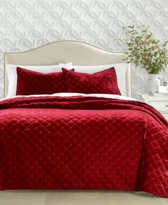Charter Club Velvet Quilts Created For Macys