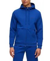 Boss by Hugo Boss Men's Embroidered Logo Zip-Up Hoodie