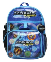 Beyblade Burst Tv Show Tossed Print 5 Pc Backpack Lunchbox Waterbottle Icepack