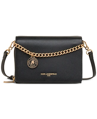 Karl Lagerfeld Paris Lourdes Chain Strap Crossbody Bag