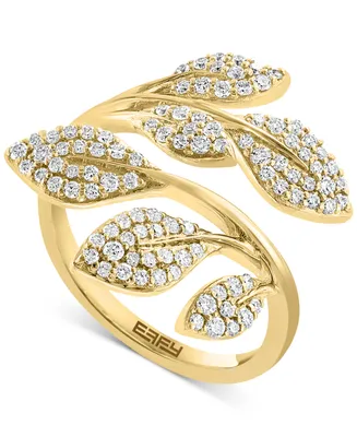 Effy Diamond Vine Motif Bypass Ring (5/8 ct. t.w.) in 14k Gold