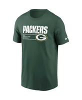 Men's Nike Green Green Bay Packers Division Essential T-shirt
