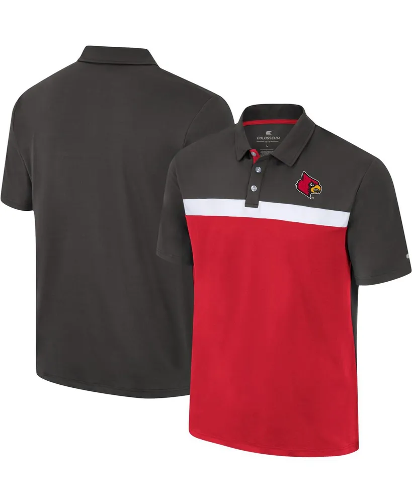 Colosseum Mens Sky Box Louisville Cardinals Long Sleeve Shirt