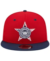 Men's New Era Red Charlotte Fc Americana 9FIFTY Snapback Hat