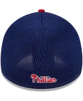 Men's New Era Red Philadelphia Phillies Team Neo 39THIRTY Flex Hat