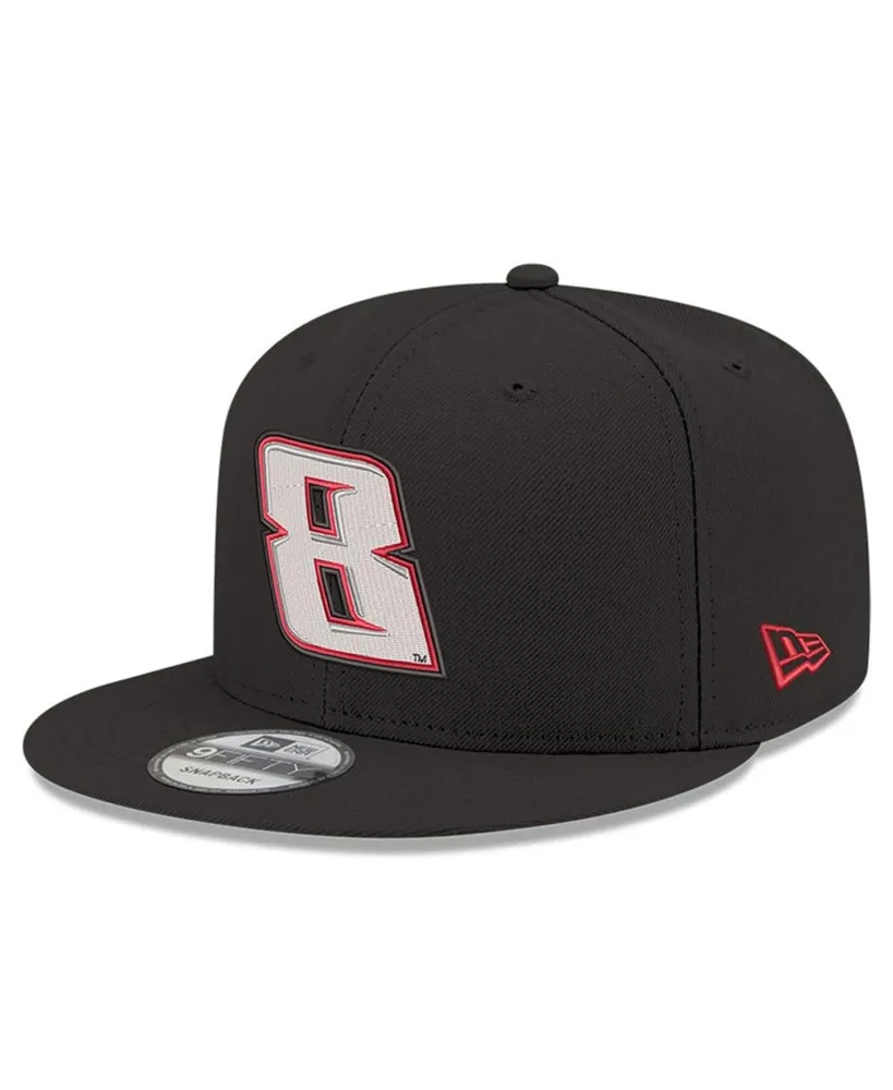 Men's New Era Black Kyle Busch 9FIFTY Number Snapback Adjustable Hat