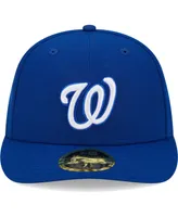 Men's New Era Royal Washington Nationals White Logo Low Profile 59FIFTY Fitted Hat