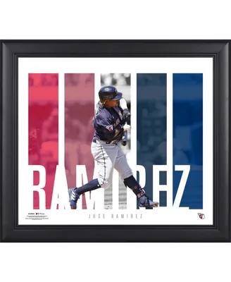 Jose Ramirez Cleveland Guardians Framed 15" x 17" Player Panel Collage