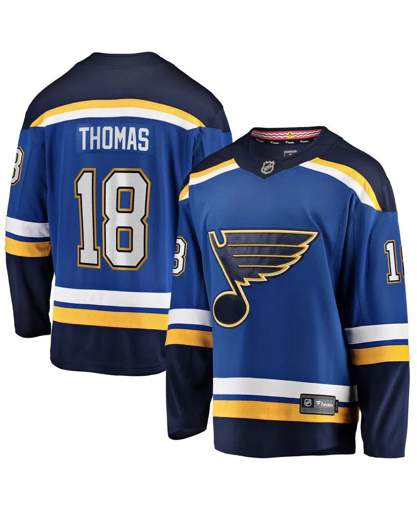 Men's Fanatics Robert Thomas Blue St. Louis Blues Home Breakaway Player Jersey