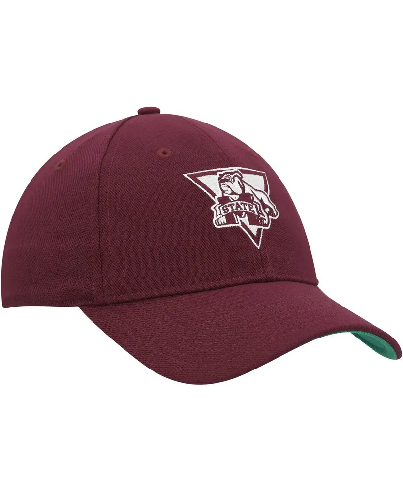 Men's adidas Maroon Mississippi State Bulldogs Vault Slouch Flex Hat