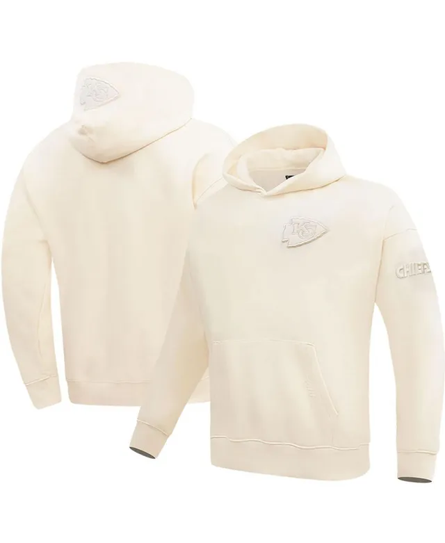 Kansas City Chiefs New Era Sideline Chrome Pullover Hoodie - Cream